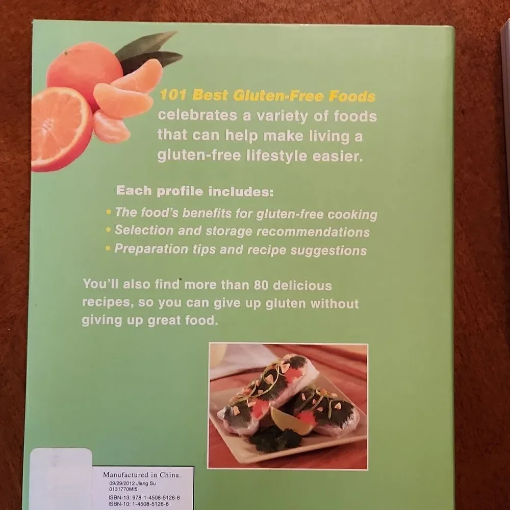 Dairy Free & Gluten Free Cookbook & 101 Best Gluten Free Foods Book Bundle